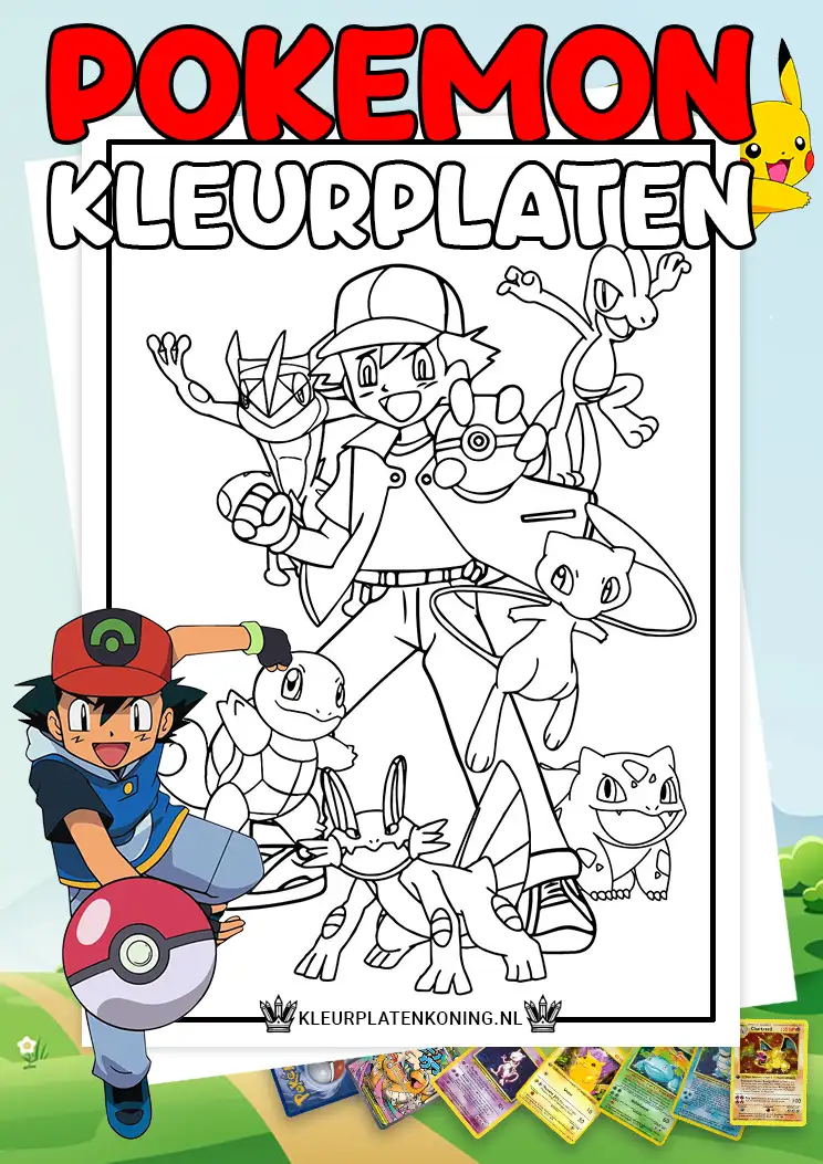 Pokemon kleurplaten